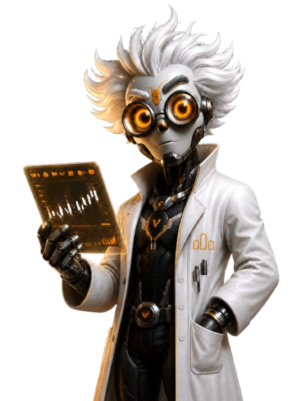 Professor V analisando dados